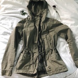 army green utility jacket